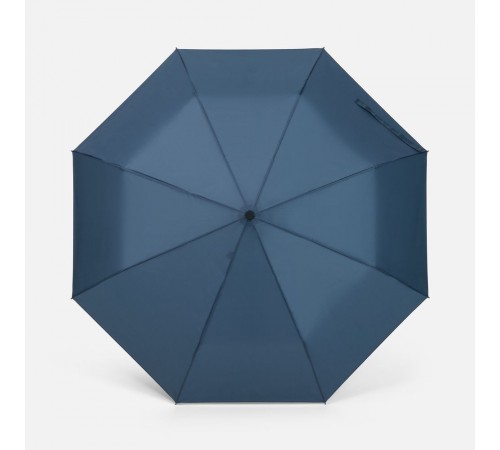 Зонт складной Classic, темно-синий с темной ручкой