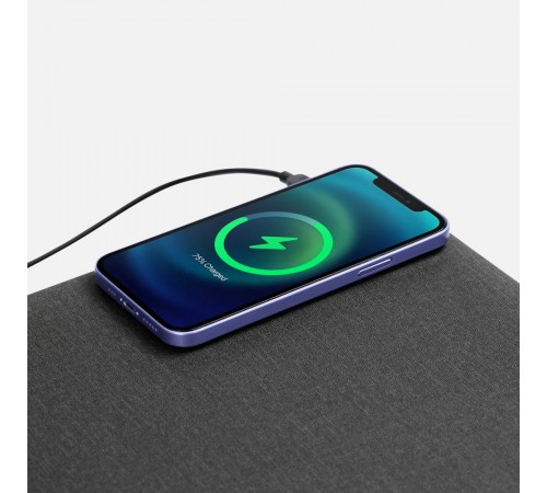 Складной стол для ноутбука с беспроводной зарядкой Kickstand Table, серый