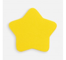 Наклейка тканевая Lunga Bial, M, желтая