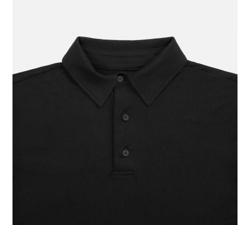 Рубашка поло унисекс Senti, черная