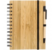 Блокнот на кольцах Bambook с шариковой ручкой