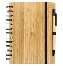 Блокнот на кольцах Bambook с шариковой ручкой