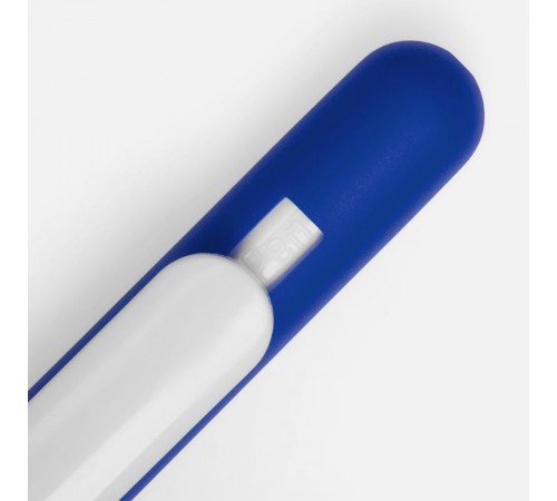 Ручка шариковая Swiper Soft Touch, синяя с белым