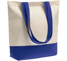 Холщовая сумка Shopaholic, ярко-синяя