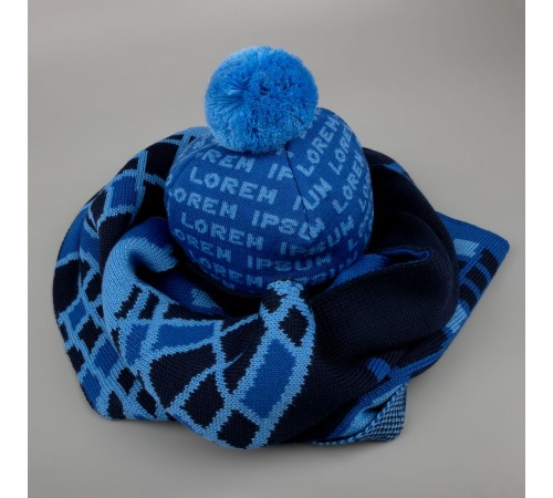 Шарф Joyful на заказ, XL, полушерсть
