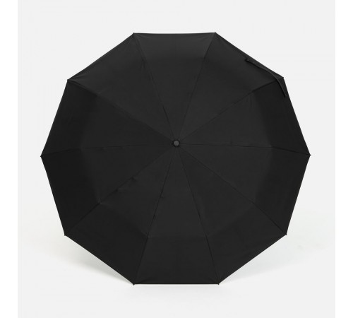 Зонт обратного сложения inLoop с ручкой-карабином, черный