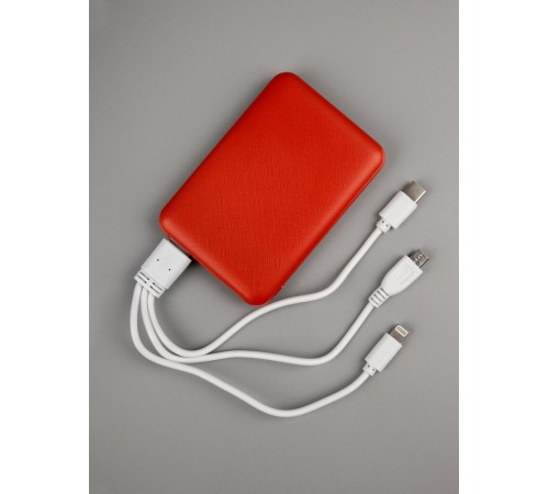 Внешний аккумулятор Uniscend Full Feel Type-C 5000 мАч, красный