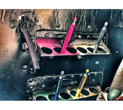 Ручка шариковая Construction, мультиинструмент, синяя