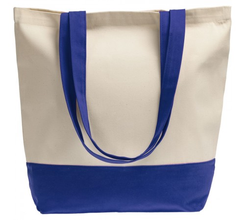 Холщовая сумка Shopaholic, ярко-синяя