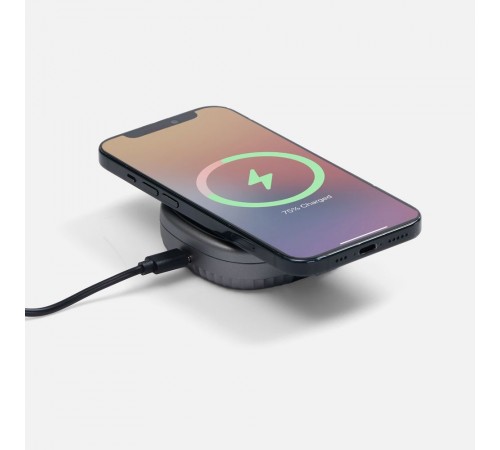 Складная станция беспроводной зарядки flowPad, серая