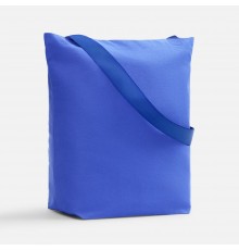 Шопер B5, синий с широкими синими ручками