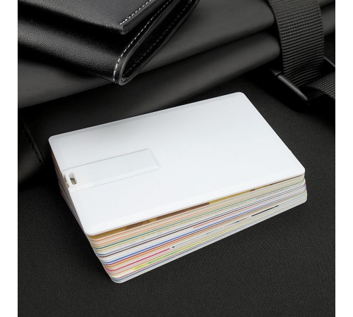 Флешка Card, 16 Гб, белая