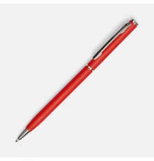 Ручка шариковая Hotel Chrome, ver.2, матовая красная