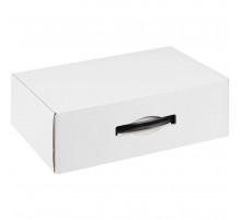 Коробка Matter Light, белая, с черной ручкой