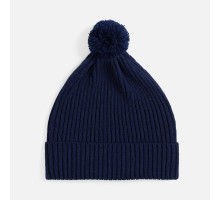Шапка Catch Match с помпоном, темно-синяя