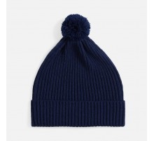Шапка Catch Match с помпоном, темно-синяя