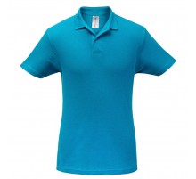 Рубашка поло ID.001 бирюзовая