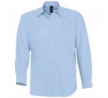 Рубашка мужская с длинным рукавом Boston, голубая