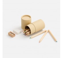 Набор цветных карандашей Pencilvania Tube Plus, крафт