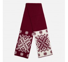 Шарф Wintertude M, красный с белым