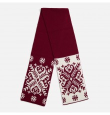 Шарф Wintertude M, красный с белым