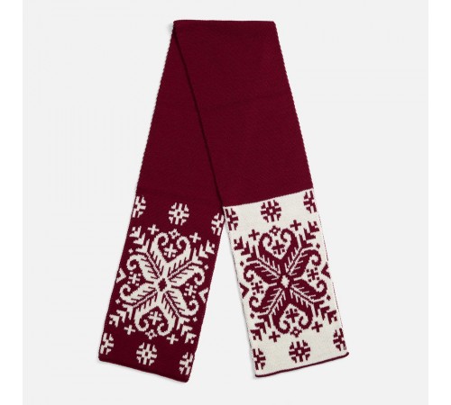 Шарф Wintertude M, красный с белым