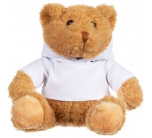 Мягкая игрушка «Мишка Cuddleton» в белом худи