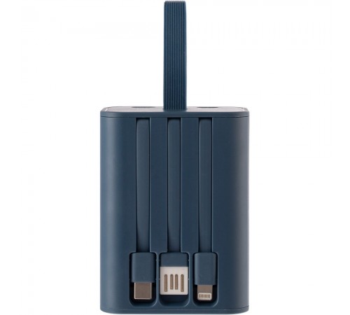 Аккумулятор с быстрой зарядкой Trellis Quick 10000 мАч, синий