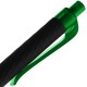 Ручка шариковая Prodir QS01 PRT-T Soft Touch, черная с зеленым