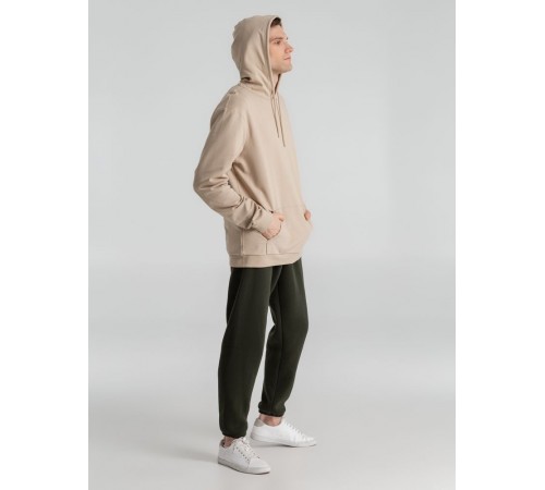 Толстовка с капюшоном унисекс Hoodie, бежевая