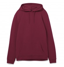 Толстовка с капюшоном унисекс Hoodie, бордовая
