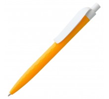 Ручка шариковая Prodir QS01 PMP-P, оранжевая с белым