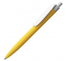 Ручка шариковая Prodir QS01 PMP-P, желтая с белым