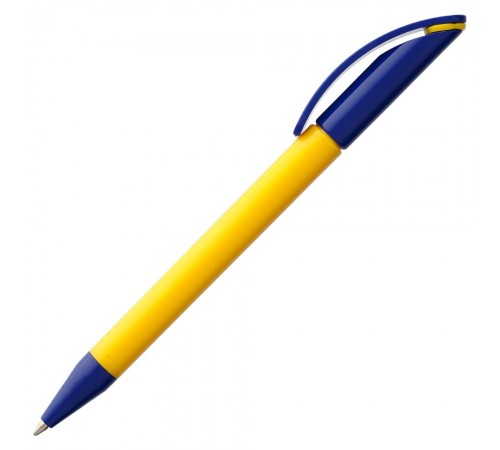 Ручка шариковая Prodir DS3 TPP Special, желтая с синим