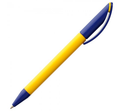 Ручка шариковая Prodir DS3 TPP Special, желтая с синим