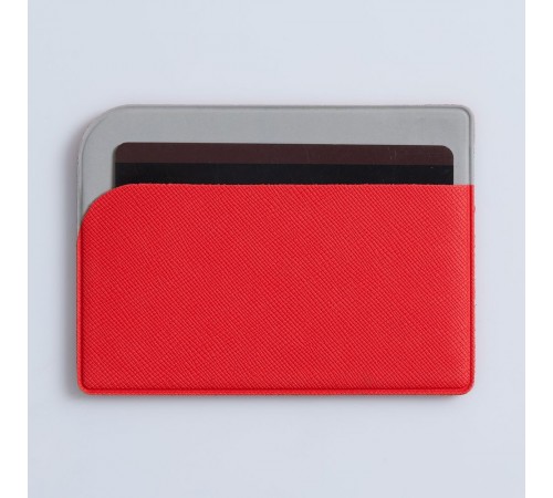 Чехол для карточек Dual, ver.2, красный