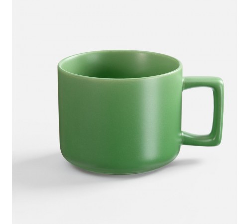 Чашка Jumbo в коробке матовая, зеленая