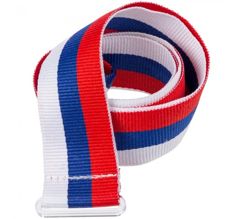 Лента для медали с пряжкой Ribbon, триколор Лента для медали с пряжкой Ribbon, триколор