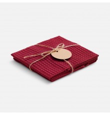 Набор кухонных полотенец Good Wipe, красный