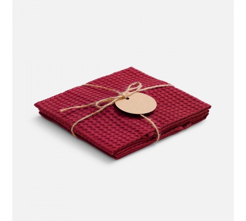 Набор кухонных полотенец Good Wipe, красный