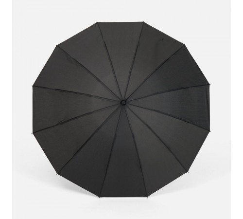 Зонт складной Skymate с УФ-защитой и ручкой-карабином, черный
