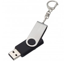 Флешка Twist, черная, 16 Гб