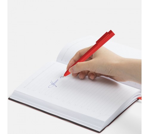 Ручка шариковая Swiper SQ Soft Touch, красная