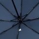 Зонт складной Classic, темно-синий с темной ручкой