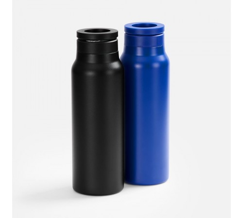 Термобутылка Magnus с магнитным держателем для телефона, черная