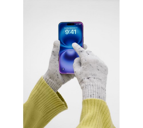 Перчатки сенсорные Spotti Senso, светло-серые