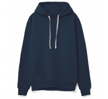 Толстовка с капюшоном Unit Kirenga Heavy, темно-синяя