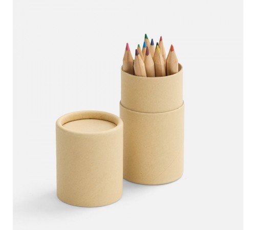Набор цветных карандашей Pencilvania Tube Plus, крафт