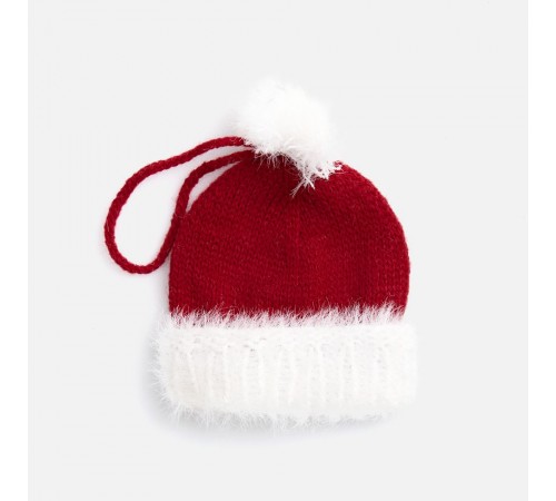 Подвеска на елку «Вьюжка», шапочка, красная