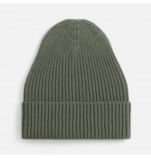 Шапка Catch Match без помпона, зеленая (полынь)